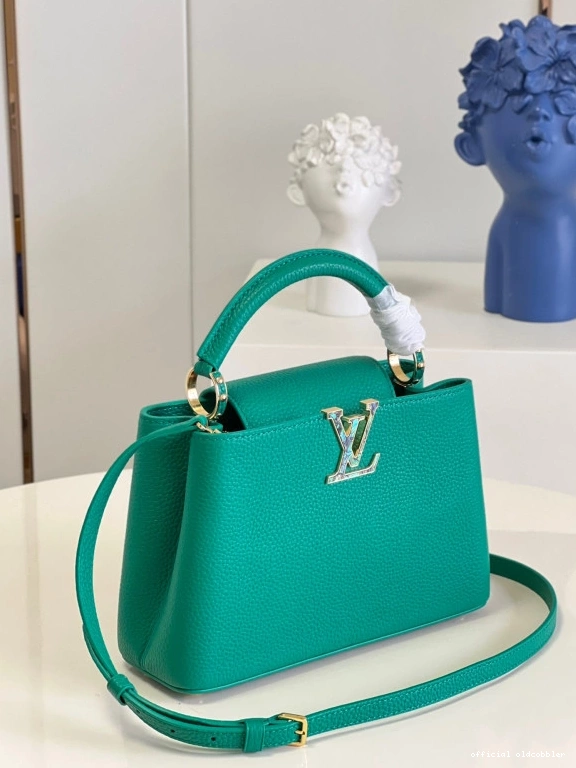 Official oldcobbler VUITTON CAPUCINES LOUIS BB 0803